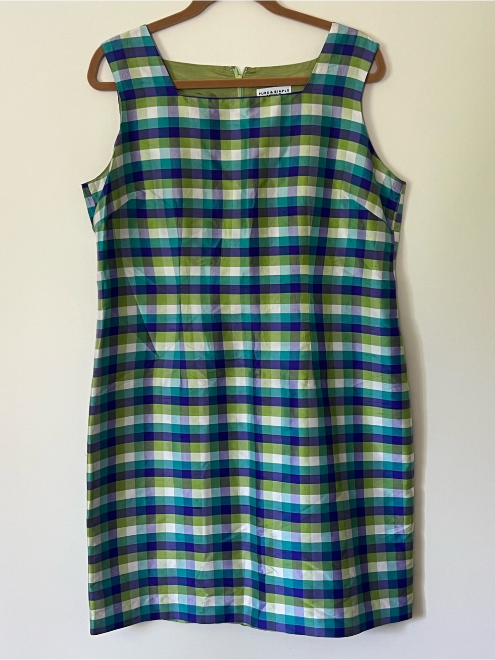Pure silk casual dress Flattering 14